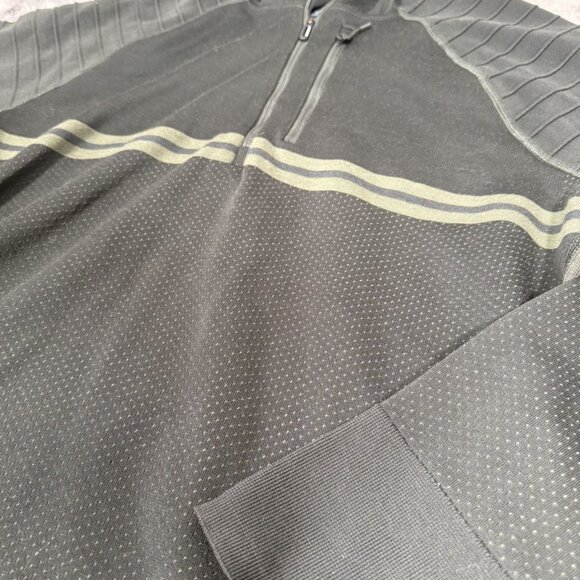 Smartwool Intraknit Green Merino Wool Zip Hoodie - Picture 3 of 6